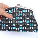 Grey Butterfly Coin purse w..